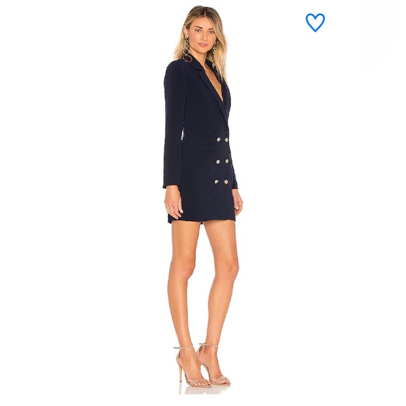 superdown Dresses & Skirts - SUPERDOWN madeline blazer dress in navy blue